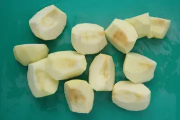 Gâteau aux pommes râpées : Étape 1