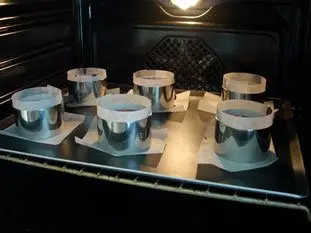 Mi-cuit au chocolat et coulis de framboises : Étape 15