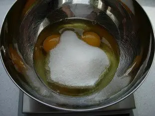 Mi-cuit au chocolat et coulis de framboises : Étape 5