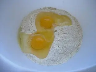 Gâteau de ménage : Étape 1