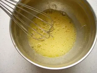 Gâteau de riz au caramel : Étape 2