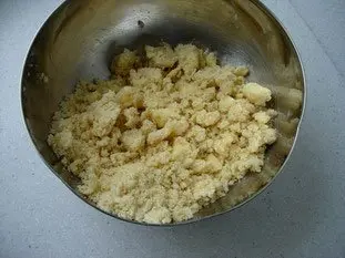 Crumble fraise-rhubarbe : Étape 3