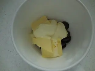 Mug-cake au chocolat : Étape 1