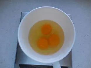 Gâteau aux noix et flocons d'avoine : Étape 2