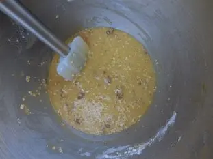 Gâteau aux noix et flocons d'avoine : Étape 9