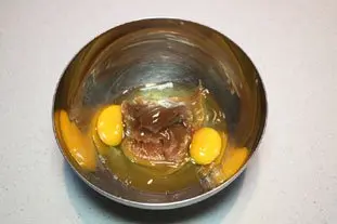 Gâteaux fondants à la crème de marrons : Étape 1