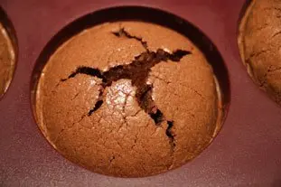 Gâteaux fondants à la crème de marrons : Étape 7