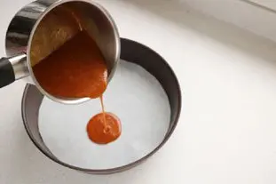 Gâteau renversé aux pommes caramélisées : Étape 7