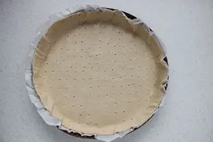 Flan croustillant pistache-amandes-abricots : Étape 1