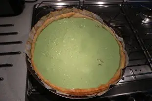 Flan croustillant pistache-amandes-abricots : Étape 10