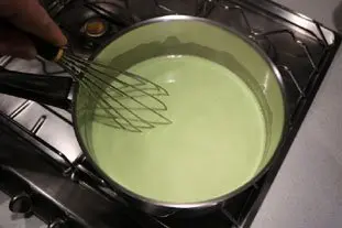 Flan croustillant pistache-amandes-abricots : Étape 2