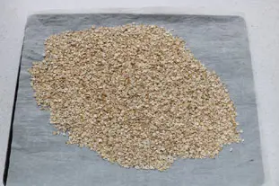 Gâteau aux flocons d'avoine : Étape 1