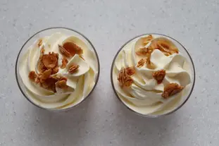 Coupe glacée pêches et cassis : Étape 4