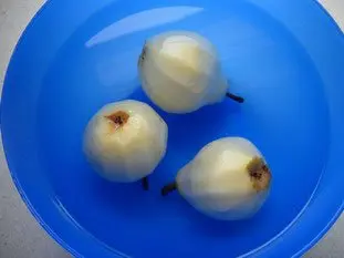 Sorbet aux poires : Étape 1