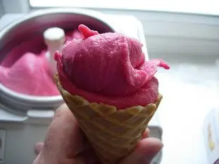 Sorbet cassis pour Edith : Étape 3