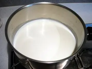 Glace à la menthe fraîche : Étape 1