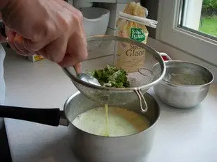 Glace à la menthe fraîche : Étape 7