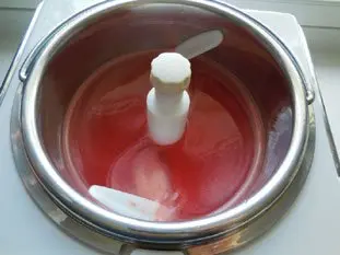 Sorbet fraise : Étape 4