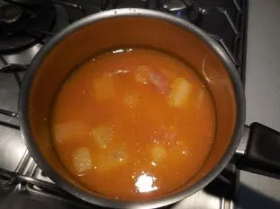 Sorbet clémentines : Étape 4