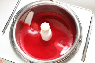 Sorbet framboises : Étape 7