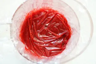 Sorbet fraises et menthe : Étape 4