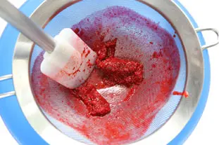 Sorbet fraises et menthe : Étape 6