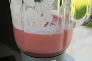 Fromage blanc glacé aux fraises : Étape 3