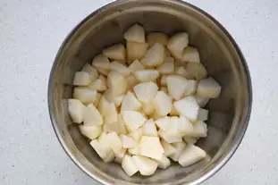 Flan aux poires caramélisées : Étape 1