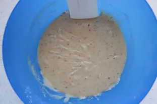 Financier "comme un clafoutis" aux prunes : Étape 1