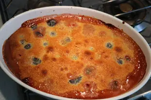 Financier "comme un clafoutis" aux prunes : Étape 4