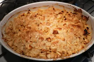 Gratin de pommes macaronnées