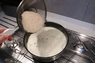 Riz au lait Chantilly : Étape 2