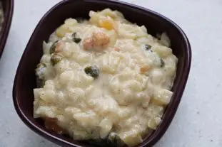 Riz au lait aux pommes et fruits secs