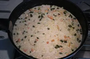 Riz au lait aux pommes et fruits secs : Étape 10