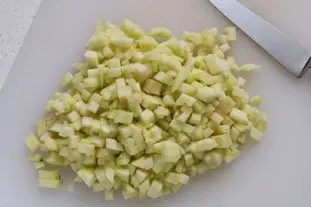 Riz au lait aux pommes et fruits secs : Étape 6