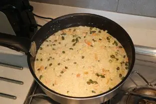 Riz au lait aux pommes et fruits secs : Étape 9