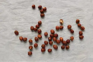 Fondants au chocolat et noisettes : Étape 1