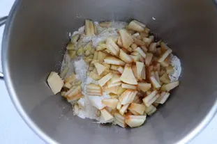 Cookies moelleux aux pommes : Étape 1