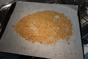 Petits biscuits fourrés chocolat et noisettes : Étape 1