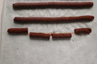 Petits biscuits fourrés chocolat et noisettes : Étape 5