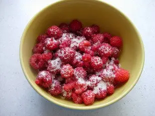 Muffins aux framboises : Étape 3