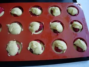 Muffins aux framboises : Étape 5
