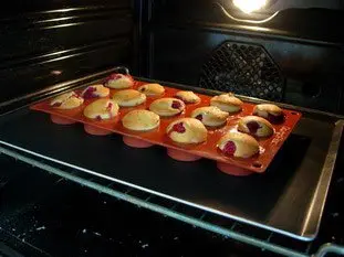 Muffins aux framboises : Étape 7