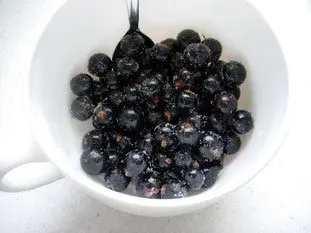 Muffins amandes-cassis : Étape 2