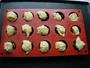 Muffins amandes-cassis : Étape 4
