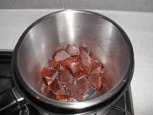 Madeleines au chocolat : Étape 1