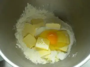 Sablés chocolat-thé Matcha : Étape 1