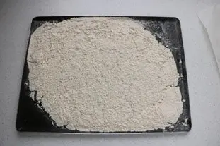 Sablés à la farine torréfiée : Étape 1