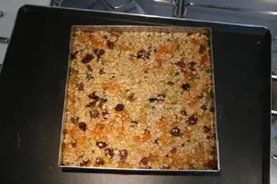 Barres chocolatées aux céréales : Étape 9