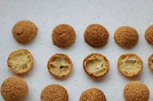 Petits choux Mont-Blanc : Étape 7